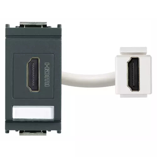 Vimar HDMI Socket Connector Grey - 16334