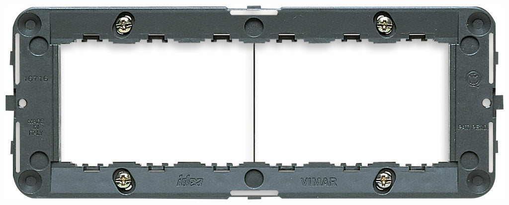 Vimar Mounting Frame 6-Module Gray 16716