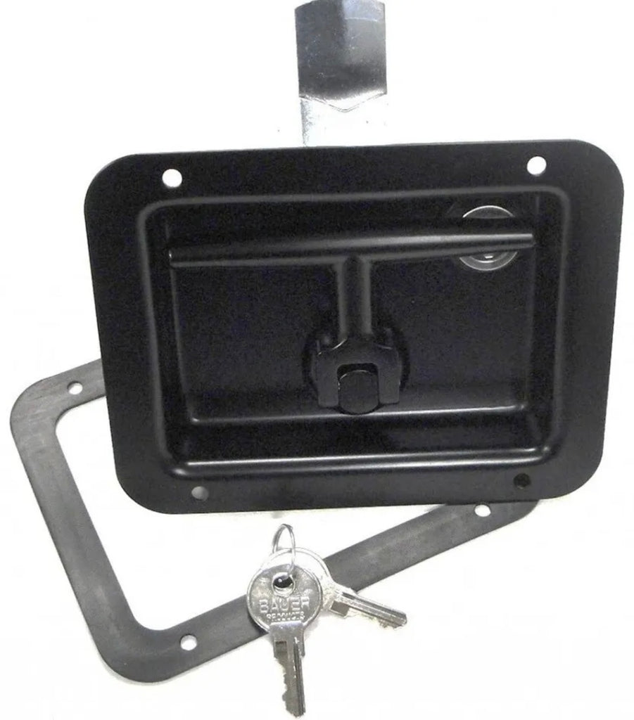 Black Folding Contractor Cap Handle W/Gaskets, Keyed CH511. Used By Many Manufacturers, T711