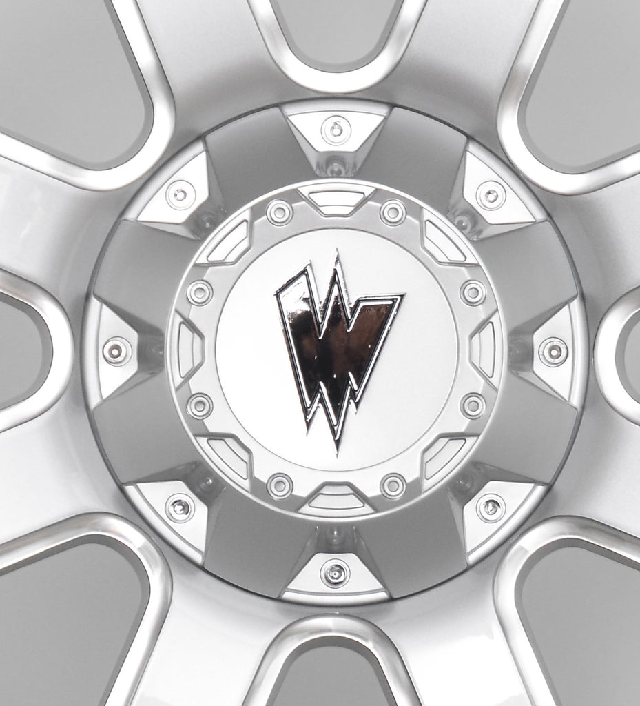 Waldoch Center Cap For 8 Lug Wheels, 8.5'' Inch Diameter, Silver, CAP5533-8180-S(W)
