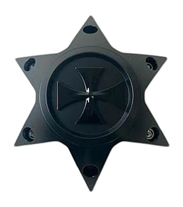 Offroad Wheels Matte Black Center Cap, Glossy Black Emblem C109301MB06