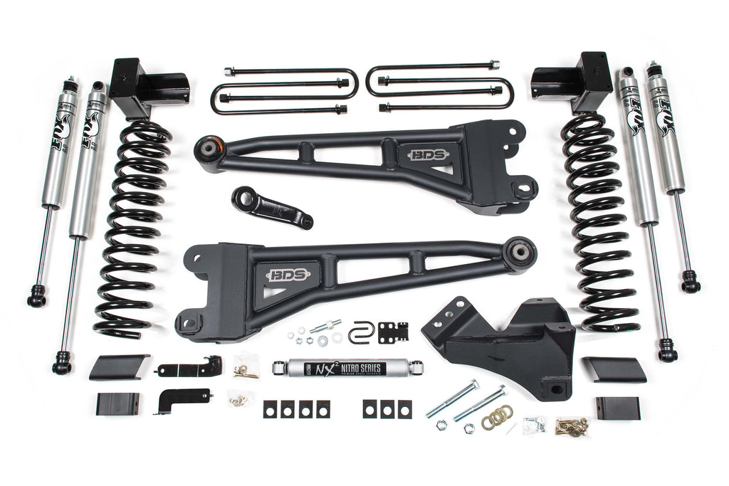 BDS Suspension 4" Radius Arm Lift Systems for 2020 Ford F250/F350 4WD 1551H