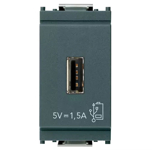 Vimar High Power USB Module Gray - 16292