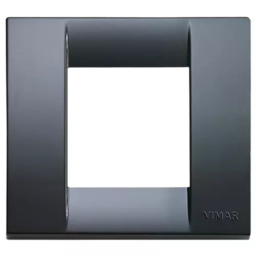 Vimar Switch Panel Cover Plate Technopolymer Gray Square 17097.15