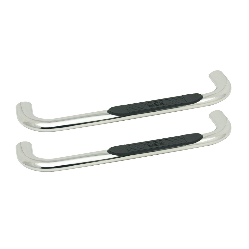 Platinum 4 Oval Nerf Step Bars-Silverado/Sierra 1500 Reg Cab 1999-2013; 2500LD Reg Cab 1999-2004; 25/3500HD Reg Cab 2001-2014