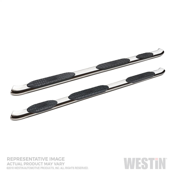 PRO TRAXX 5 Oval W2W Nerf Step Bars-Silverado/Sierra 1500 Crew Cab 2019-2024 (5.5' Bed) (Excl. 2019 Silverado LD/Sierra 1500 Limited)