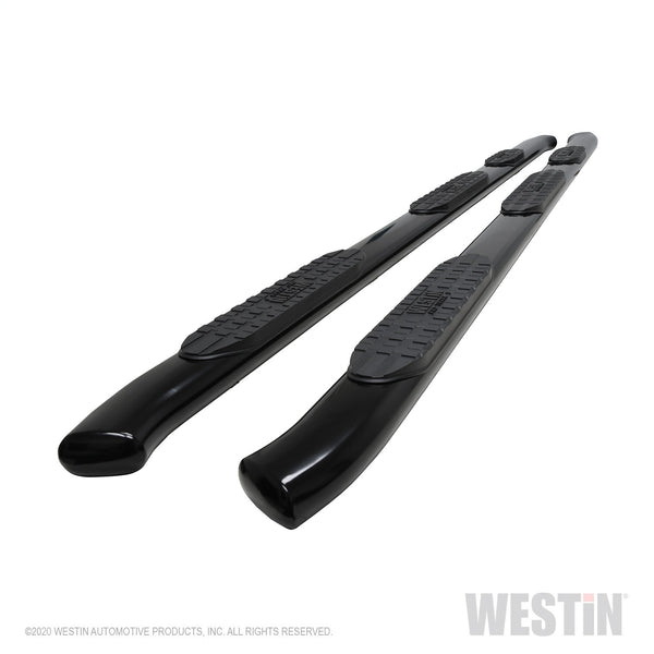 PRO TRAXX 5 Oval W2W Nerf Step Bars-Silverado/Sierra 2500/3500 Double Cab (8' Bed) 2020-2024