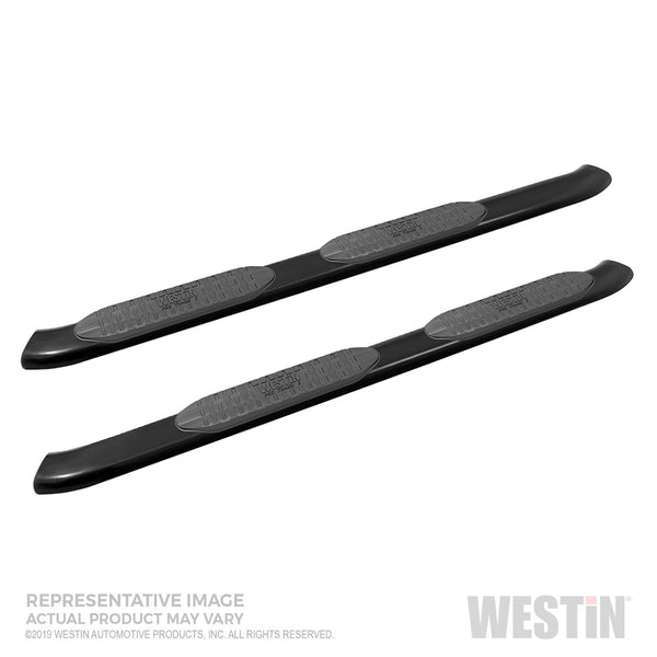PRO TRAXX 5 Oval Nerf Step Bars-Silverado/Sierra 1500 Double Cab 2019-2024 (Excl. 2019 Silverado LD/Sierra 1500 Limited); Silverado/Sierra 2500/3500 Double Cab 2020-2024