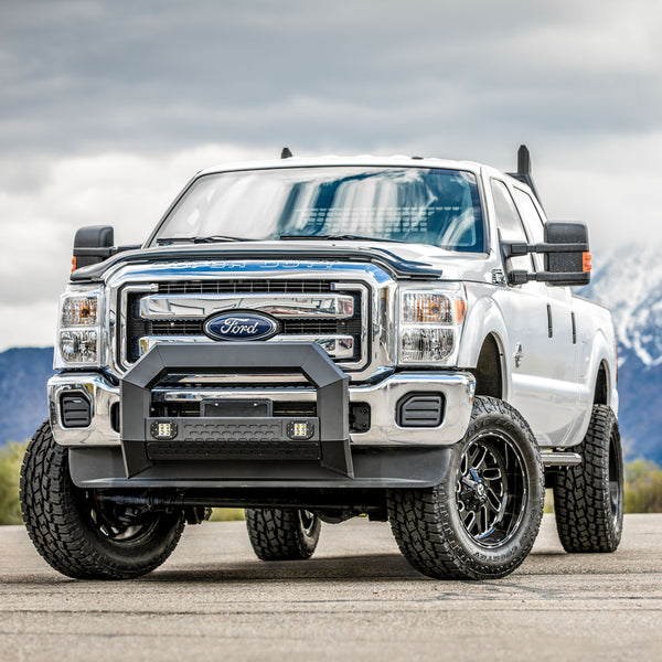 AdvantEDGE 5-1/2" Black Aluminum Bull Bar with Lights, Select Ram 1500