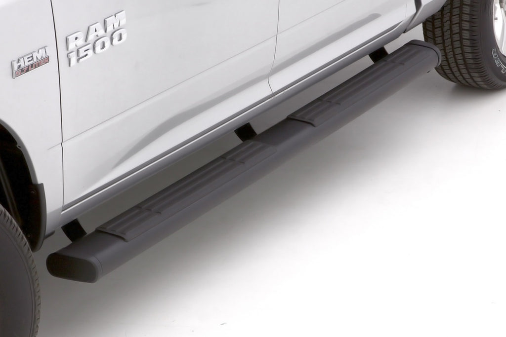 6Inch-Oval Straight Nerf Bars Composite Black