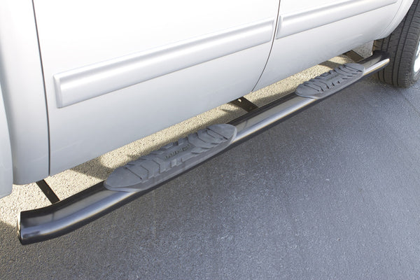 5 In Oval Curved Nerf Bars Steel Black