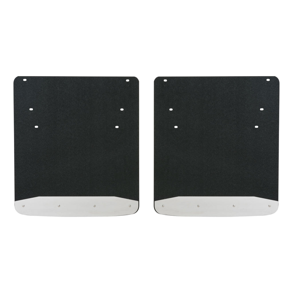 Rear Dually 20" x 23" Textured Rubber Mud Guards, Select Ram 3500 (2 Flaps) 251034