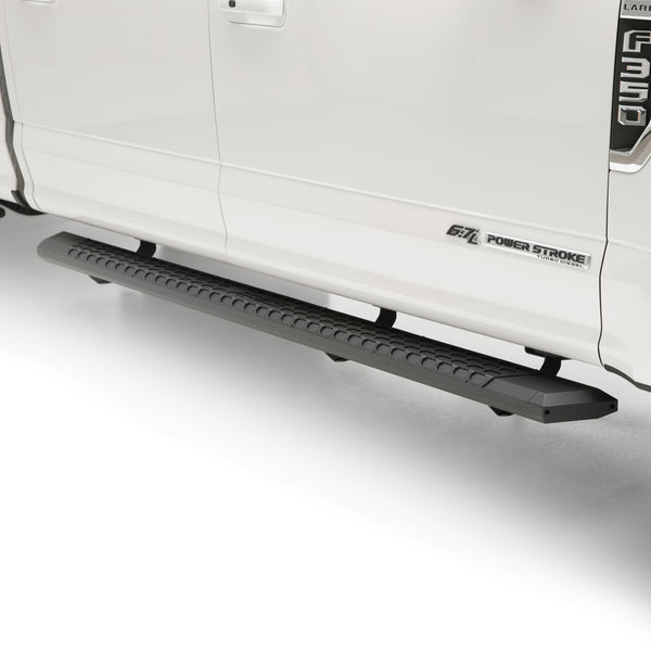 AdvantEDGE 5-1/2" x 91" Black Aluminum Side Bars, Select Ford F-Series Crew Cab
