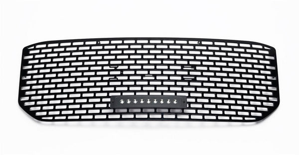Boss Grilles / Lighted Boss Grilles-GMC Yukon - Liquid 3D Slot / Black Denali Style - Lighted ( w/ 10" Luminix Light Bar) Boss Grilles / Lighted Boss Grilles-GMC Yukon XL - Liquid 3D Slot / Black Denali Style - Lighted ( w/ 10" Lumi