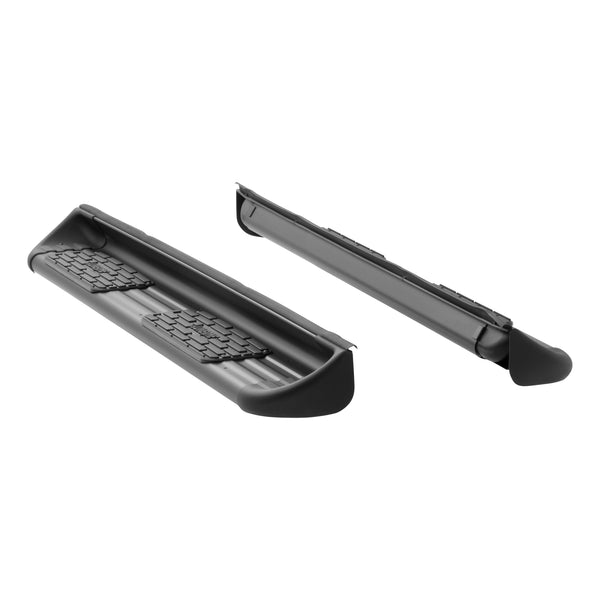 Black Stainless Steel Side Entry Steps, Select Silverado, Sierra Double Cab