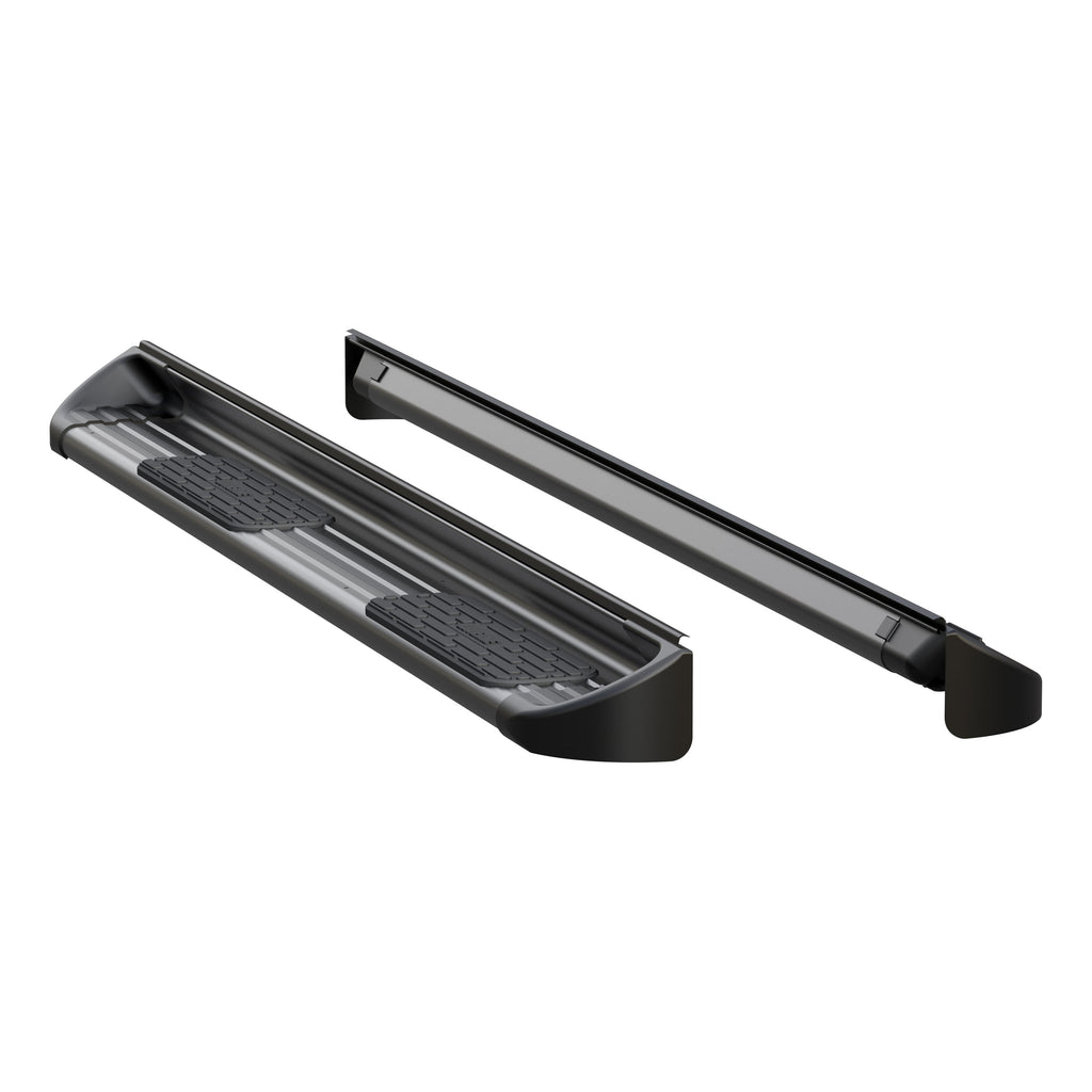 Black Stainless Steel Side Entry Steps, Select Silverado, Sierra Extended Cab 281443-581444