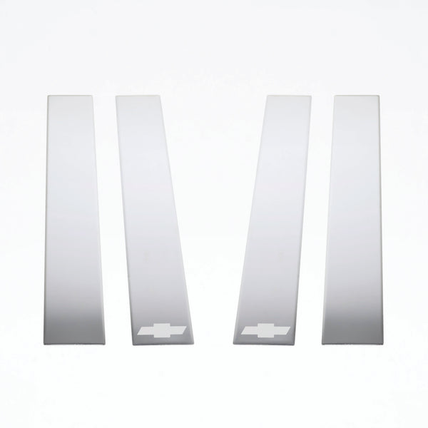 GM Stainless Steel Pillar Posts-Chevrolet Silverado (Crew Cab) - 4 pcs - Pillar Post GM Stainless Steel Pillar Posts-Chevrolet Silverado HD - (Crew Cab) - 4 pcs - Pillar Post