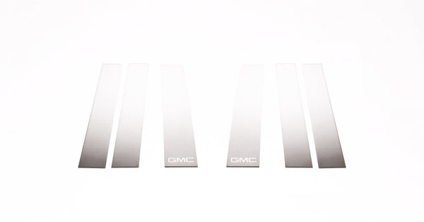 Stainless Steel Pillar Posts Classic-Cadillac Escalade ESV - 6 pcs Stainless Steel Pillar Posts Classic-Chevrolet Suburban - 6 pcs Stainless Steel Pillar Posts Classic-GMC Yukon XL - 6 pcs