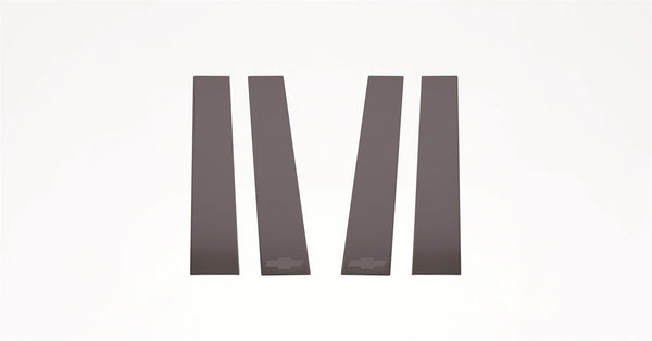 GM Black Platinum Pillar Posts-Chevrolet Silverado LD - Fits Double Cab/Crew Cab - 4Pcs GM Black Platinum Pillar Posts-Chevrolet Silverado HD - Fits Double Cab/Crew Cab - 4Pcs
