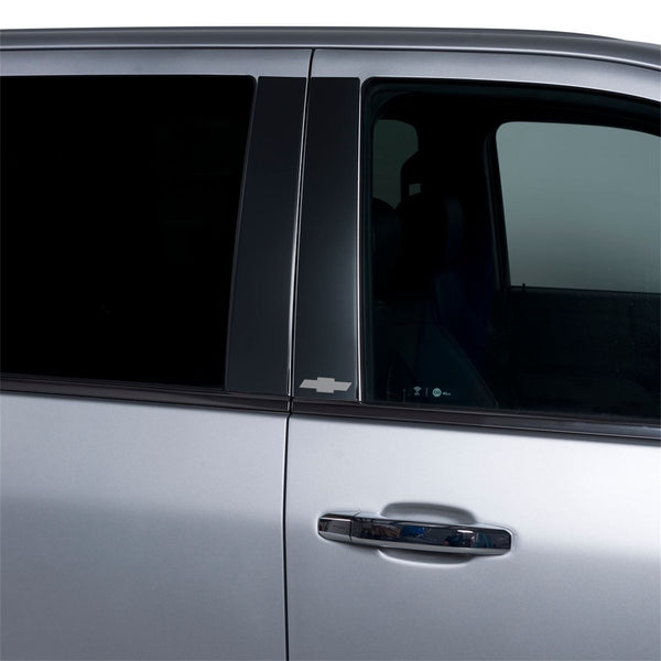 GM Black Platinum Pillar Posts-GMC Sierra fits Double Cab and Crew Cab - GMC Etch (Black Platinum)