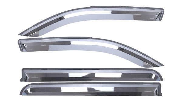 Element Chrome Window Visors-RAM 1500 - Crew Cab (Set of 4)
