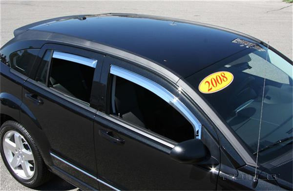 Element Chrome Window Visors-Dodge Caliber (Set of 4)