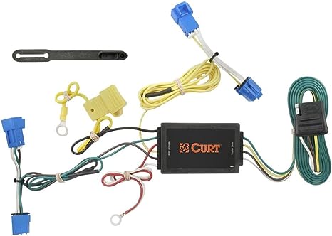 Custom 4-Pin Trailer Wiring Harness - Vehicle Side, Fits Select Cadillac CTS Sedan, Coupe CURT 56044