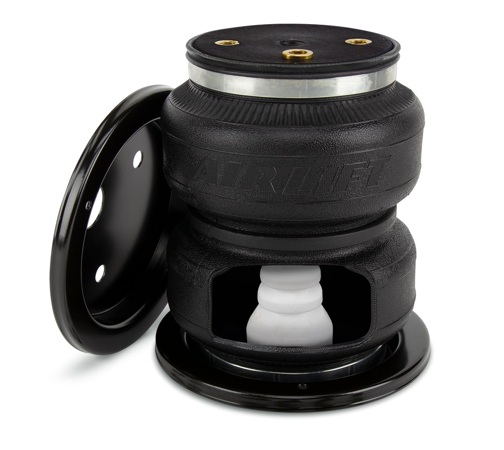 Leaf spring air spring kit