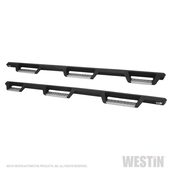 HDX Stainless Drop Wheel-to-Wheel Nerf Step Bars-F-250/350/450/550 Crew Cab 1999-2016 (6.75' Bed)