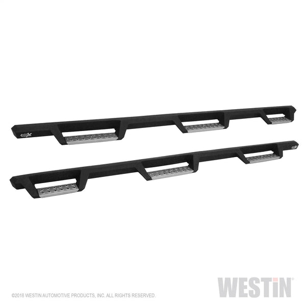 HDX Stainless Drop Wheel-to-Wheel Nerf Step Bars-Ram 1500 Crew Cab 2009-2018 (5.5' Bed); 1500 Classic Crew Cab 2019-2024 (5.5' Bed)