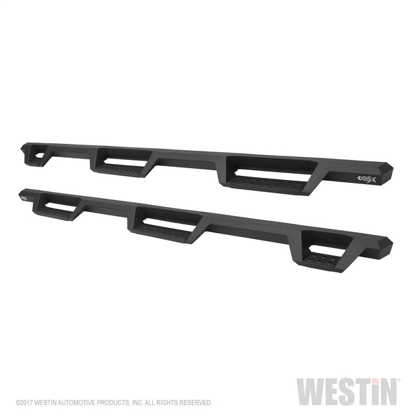 HDX Drop Wheel-to-Wheel Nerf Step Bars-Ram 1500 Crew Cab 2009-2018 (6.5' Bed); 1500 Classic Crew Cab 2019-2024 (6.5' Bed); 2500/3500 Crew Cab 2010-2018 (6.5' Bed)