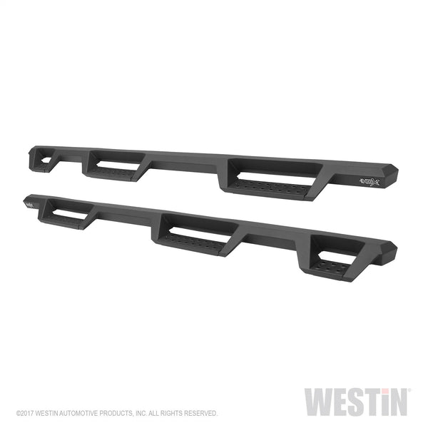 HDX Drop Wheel-to-Wheel Nerf Step Bars-Silverado/Sierra 1500 Crew Cab 2007-2018 (5.5' Bed) Excl. Classic