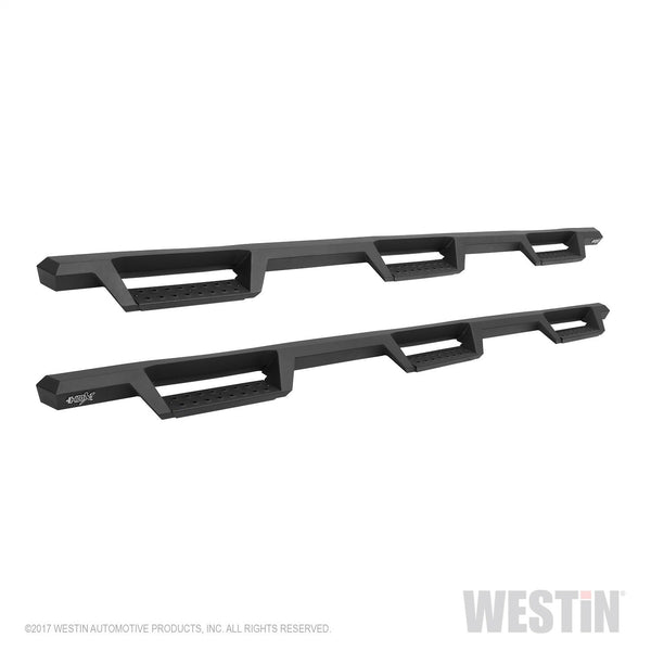 HDX Drop Wheel-to-Wheel Nerf Step Bars-Silverado/Sierra 2500/3500 Crew Cab 2007-2019 (8' Bed)(Excl. Dually) (Excl. 2007 Classic)