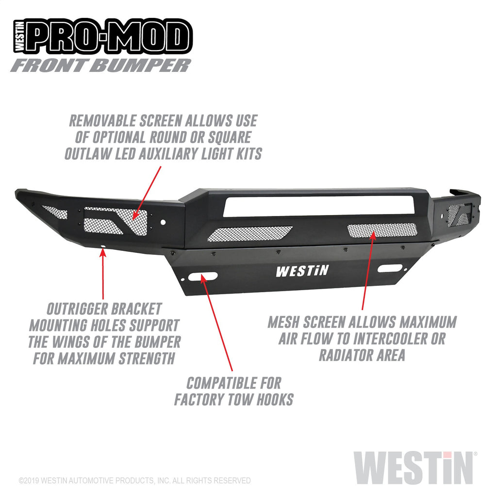 Pro-Mod Front Bumper 58-41005