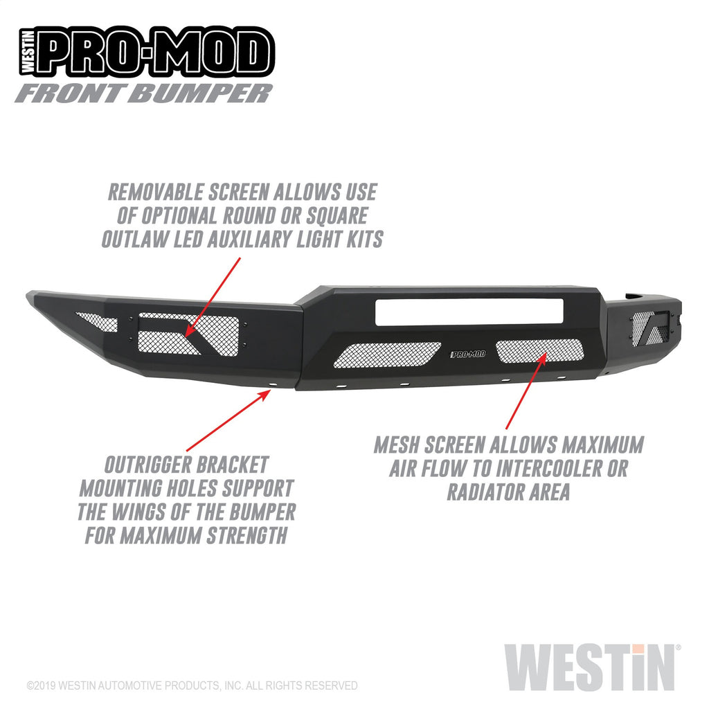 Pro-Mod Front Bumper 58-41055