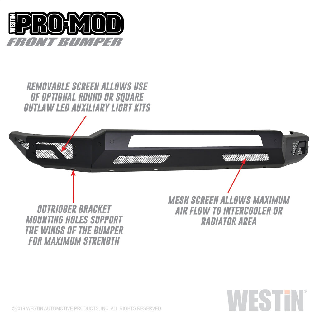 Pro-Mod Front Bumper 58-41075