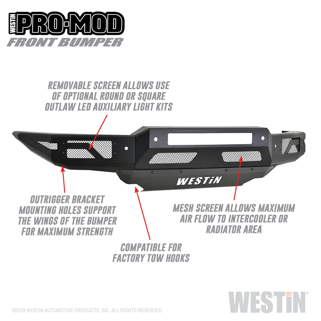 Pro-Mod Front Bumper 58-41085