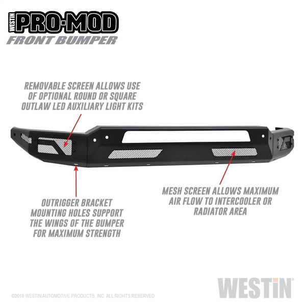 Pro-Mod Front Bumper-Ram 2500/3500 2010-2018