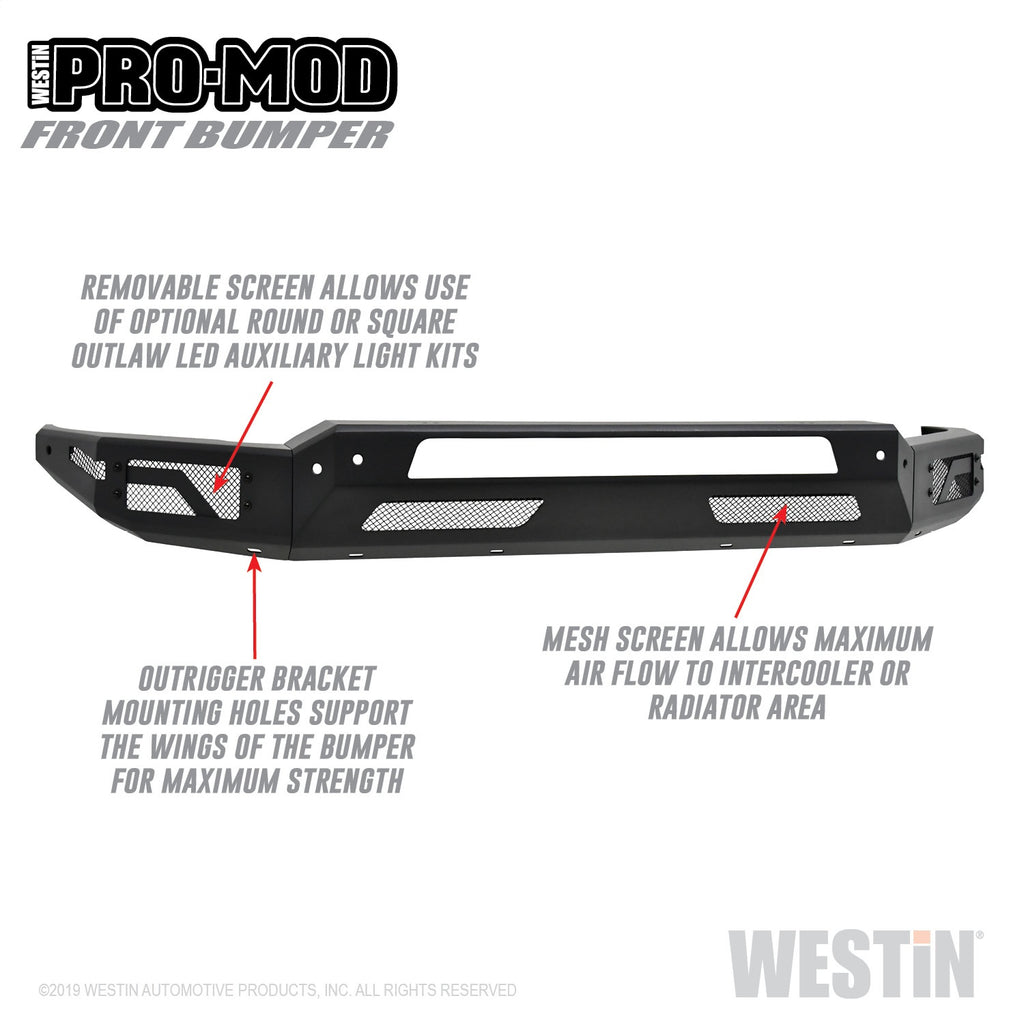 Pro-Mod Front Bumper 58-41195