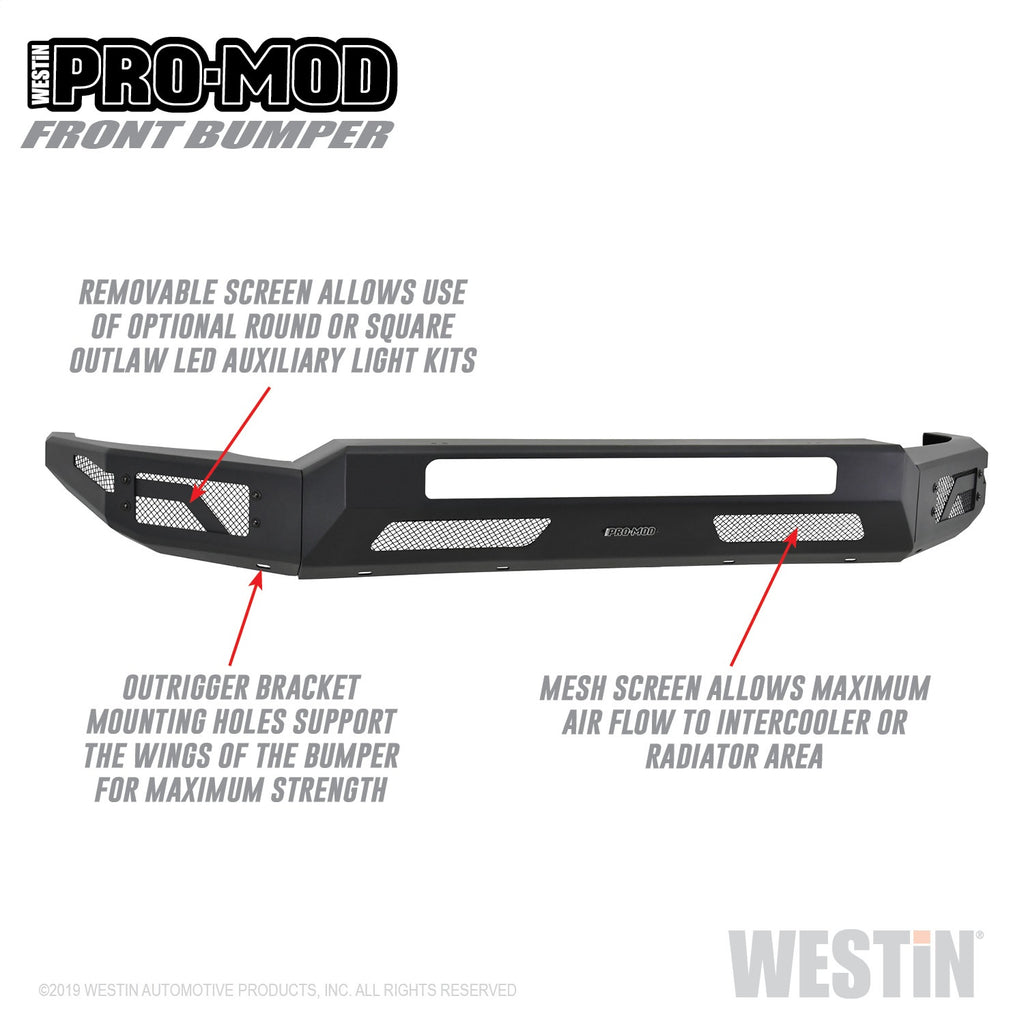 Pro-Mod Front Bumper 58-41205