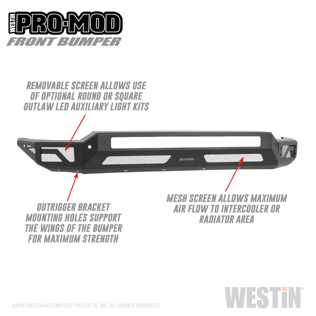 Pro-Mod Front Bumper 58-41225