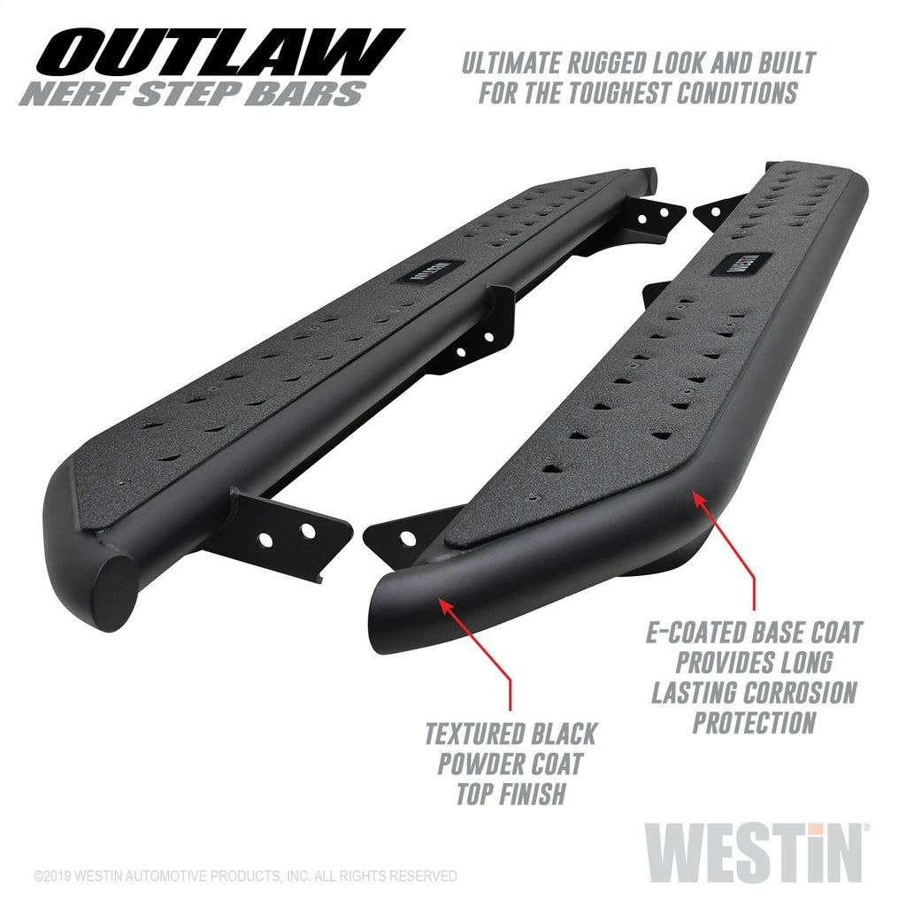 Outlaw Nerf Step Bars-Tacoma Double Cab 2005-2023