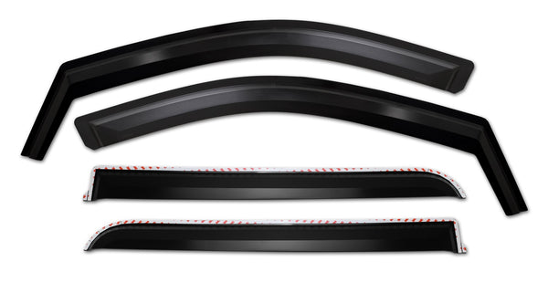 Element Matte Black Window Visors-RAM 1500 - Crew Cab (Set of 4)