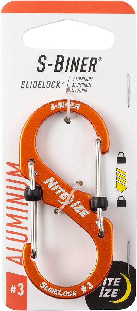 Nite Ize S-Biner Slide Lock - Orange Carabiner, LSBA4-19-R6