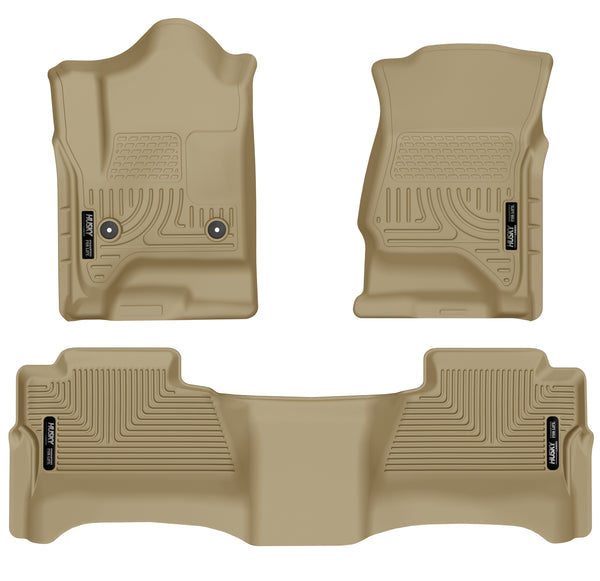 Weatherbeater - Front & 2nd Seat Floor Liners (Footwell Coverage)