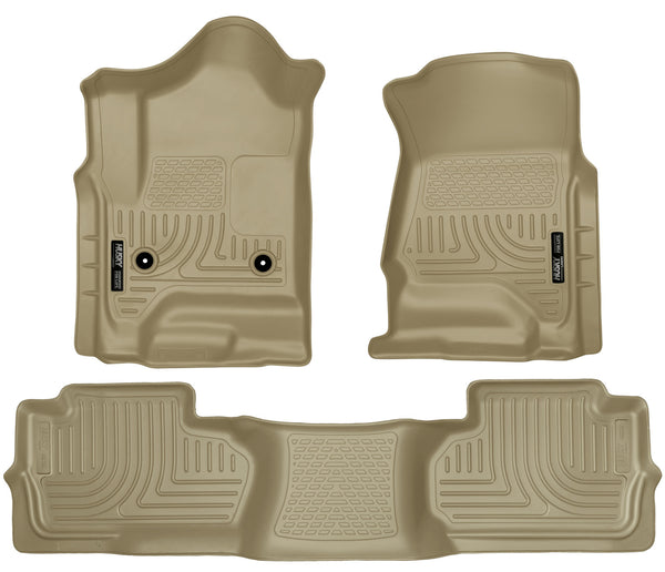 Weatherbeater - Front & 2nd Seat Floor Liners (Footwell Coverage)