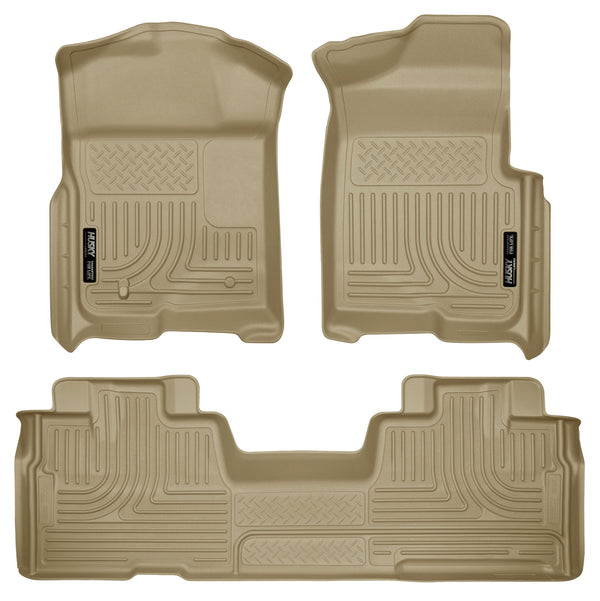 Weatherbeater - Front & 2nd Seat Floor Liners (Footwell Coverage)