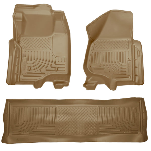 Weatherbeater - Front & 2nd Seat Floor Liners (Footwell Coverage)