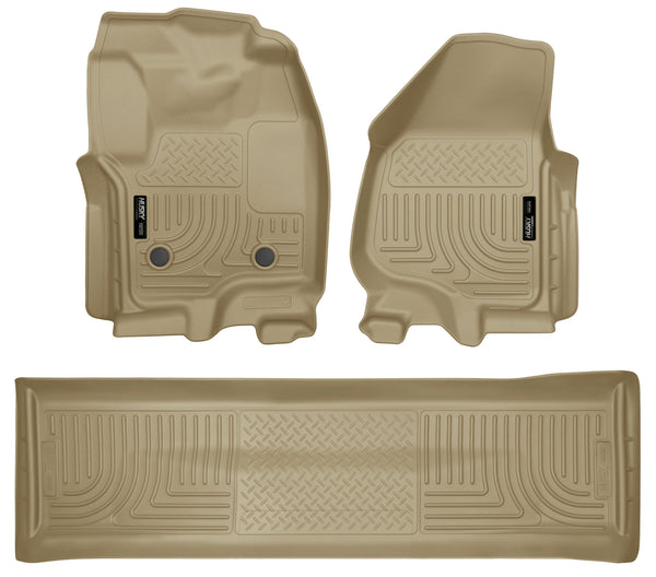 Weatherbeater - Front & 2nd Seat Floor Liners (Footwell Coverage)