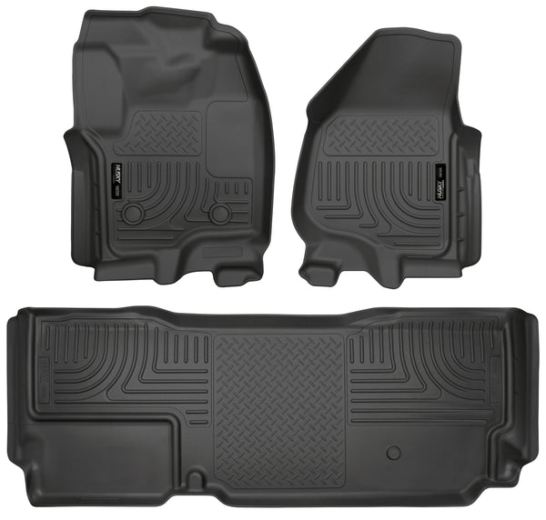 Weatherbeater - Front & 2nd Seat Floor Liners (Footwell Coverage)